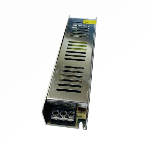 Блок питания для св/д техники, 12V, 12.5A, 150W, разъем под болт, Strait (узкий), 189x45x38мм, IP20, вх: AC 110/220V, вх. разъем: разъем под болт, мет фото 3