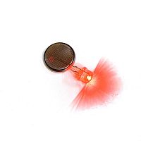 СВЕТОДИОД 8ММ КРАСНЫЙ 10 cd ( 10000 mcd ) ( Цв.линзы: прозрачный ) Udc=2v; 520nM, 100mA, угол свечения: 140° ( 8мм красный 0,5W прозрачный 10 Кд; 620n
