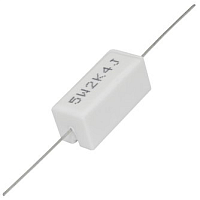 РЕЗИСТОР 5W    2.4 KOM керамика SQP5 5% RX27-1
