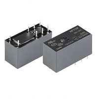 Реле э/м DC12V 8A 8pin, пайка (PCB), Контакты: 2 перекл.группы (2С) (12VDC/8A; 250VAC/8A) 29x12x15мм (HONGFA HF115F/012-2ZS4) Высота: всего 15мм., кон