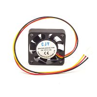 Вентилятор компьютерный DC12V, 40x40x10мм, 4000об/мин., подш. качения, 3pin, 0.12A 18дБ CJY BRUSHLESS DC FAN, провод: 24см