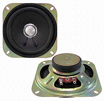 ДИНАМИК Ш/П 100 MM 3 W 8 OM (с креплением - 113мм/посадочн. место 92мм)  (YD100N-10RU-4/YD100-10RU45/DXYD100/3ГДШ-7)  (100*h35*откр. магн.) мет.уши ST