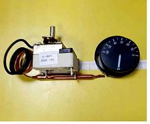 Терморегулятор капиллярный для водонагревателей 3pin 0-60°c 250V AC, 16A, под клемму 6,3мм. L-1.0м  (WKC-60S2/WKC-60C2)  