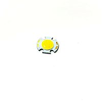 СВЕТОДИОД 3W БЕЛЫЙ (2700-3300K) 250Lm 180° 9-10V 350mA 37288/1 С радиатором (1102)