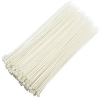 СТЯЖКА КАБЕЛЯ 200х4ММ БЕЛАЯ 100 ШТ Xомут nylon T -35 +85С Соответствует ISO-9002 (PREMIER 9-550-4.0x200 B)