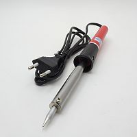 ПАЯЛЬНИК  60w  220v  ( ZD-407 ) ( Ручка- пластик красн. );нихромовый нагреват; Long Life- долговеч.жало:d=5,8мм,тип:B3-1( 32336 ),B3-2( 32118 ),B3-3(3