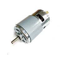 ДВИГАТЕЛЬ ЭЛЕКТРИЧЕСКИЙ DC12V 66,4x44,3mm (длина с валом и выводами: 98,2мм); (реж. холост. хода -12000об/мин , 0.14A) HP775