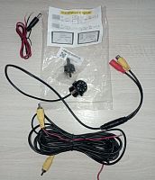 ВИДЕОкамера АВТОМОБИЛЬНАЯ W04 с LED-подсветкой (8LED)/0.1 Lux/170 град/парков.разметка/заднего вида (зеркальная) корпус-пластик IP67/-20°C.+60°C/черна
