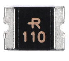 Предохранитель самовосстанавливающийся 1.1A 33V SMD 1812 P110TF/33 (марк. R110) (4.73x3.41x2мм)