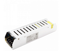 Блок питания для св/д техники, 12V, 8.3A, 100W, штекер: разьем под болт, Strait (узкий), 185x40x35мм, IP22, вх: AC 110-240V, металл APEYRON