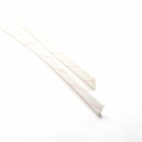 ТРУБКА ЭЛЕКТРОИЗОЛЯЦИОННАЯ ЖАРОПРОЧНАЯ БЕЛАЯ гибкая, стекловолокно с силиконовым покрытием VW-1 D=10.0 мм (аналог ТКСП) (1шт =0.8м) Рабочая температур