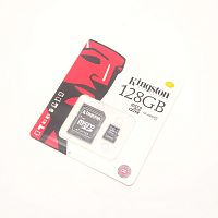 Flash card microSDHC 128GB (class10) (+ адаптер SD) Kingston