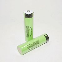 АККУМУЛЯТОР  18650 3,7V 3400mAh Li-ION; Высокий плюс; NCR18650B (MH12210) 18х65мм  Без платы защиты
