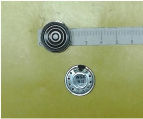ДИНАМИК ТЕЛЕФОННЫЙ 20 ММ 32 ОМ 0.5W H=3mm  металический корпус 