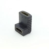 ПЕРЕХОДНИК HDMI ГНЕЗДО на HDMI ГНЕЗДО (HDMI F/F) Угловой  HDMI F-F 90Gradus -0077943-