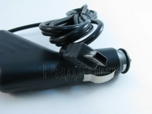 Зарядное устройство автомобильное, 5V, 2.0A, 10W, штекер: miniUSB (5pin), вх: 12-15V, вх. разъем: в прикуриватель фото 2