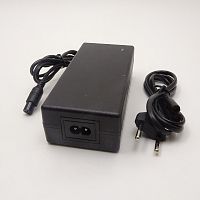 Блок питания для гироскутера, 42V, 1.5A, 63W, штекер: круглый, 3pin, вх: AC 220-250V, вх. разъем: восьмерка, с кабелем LP-221