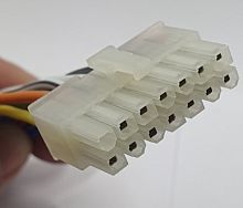 Разъем для а/м Mystery  (MF-2-10F/MF-2-6/03-142/Pioneer 8000/8300)  (14pin (2*7)  13 контактов(7+6)(собран) Мистери №1   