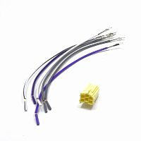 Автопереходник AUX IN-вход Renault (Mini-ISO 6pin желтый,самонаборный) [ISO-6PY] (BLAUPUNKT)
