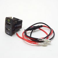 TDS TS-CAU51 Синий Разветвитель авто (Врезной)