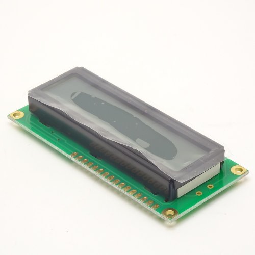 Индикатор LCD WH1602B-RGH-СТ# ЖКИ 16х2 англ/рус (Transfl, подсветка LED красная) 