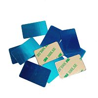 Пластина с клеевым слоем для магнитов, 40х25х0,4мм, N38, цвет: в ассортименте