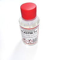 Лак электроизоляционный Акриловый Plastik-71  100мл (пластик с кисточкой)    Для защиты печатн.плат, электр.компонентов, проводов, кабелей SOLINS 