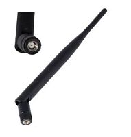 Антенна Wi-Fi (5db) SMA-RP колено/кругл.гайка с гнездом (внутренняя резьба) (d - 13мм, длина - 195мм)