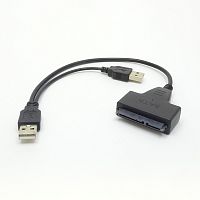 КАБЕЛЬ-переходник КОМП. USB -SATA 7+15PIN(22pin)   кабель 0.2м   USB 3.0 Type-A    для 2,5′ HDD/SSD