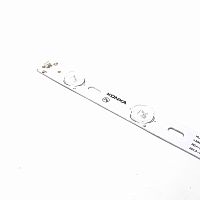 Светодиодная планка для подсветки ЖК панелей 32" 6V (10линз) KONKA KL32GT618  35017727 Rev-00 (644 мм, 10 линз) подключ.разъём 2PIN, платформа метал