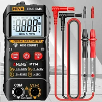 Мультиметр цифровой Aneng M114(Черный). Черный  Поиск скрытой проводки
(NCV)