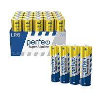 БАТАРЕЙКА  R06 (LR06/LR6/AA) 1,5V  Alkaline  PERFEO LR 6 Super Alkaline ( Shrink)