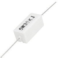 РЕЗИСТОР 5W   30 KOM керамика SQP5 RX27-1 5%