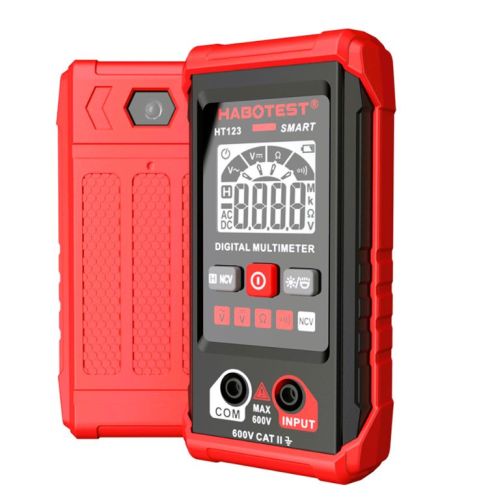 Мультиметр цифровой, Smart HABOTEST HT123. Чехол защитный в комплекте.
Размеры меньше смартфона