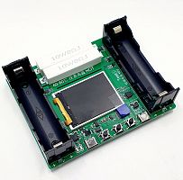 ТЕСТЕР (модуль) для измерения емкости аккумуляторов 18650 TFT-дисплей одновременно отображает внутреннее сопротивление АКБ, емкость, напряжение, ток, 