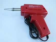 ПАЯЛЬНИК ИМПУЛЬСНЫЙ 100W 220V ZD-507 Zhongdi "пистолет" LED индикация питания; медное облуженное жало; пистолетная рукоятка с кнопкой включения; быстр