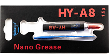 ПАСТА ТЕПЛОПРОВОДНАЯ   1.5гр. HY-A8-k Nano Grey (шприц)Теплопроводность : > 5.6 W/m-K  