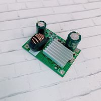 Понижающий DC-DC 9...90V >> 5V; до 3А / 15Вт (без термистора), до 2А / 10Вт (с термистором NTC 5D-7); с радиатором; защита от перегрева, перегрузки по