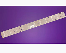 Светодиодная планка для подсветки ЖК панелей 40" 3V (11линз) LED40D11-ZC14-03(B) 30340011206 (800 мм, 11 линз), Uпит. св/д=3V, разъем подключения 3PIN