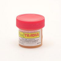 ФЛЮС-ПАСТА TR-RMA 20мл (Банка- пластик ) KELLER Пайка SMD компонентов (Активированная канифоль)  Удаление остатков не требуется, не подверг.корро
