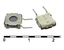 Микрокнопка прямоугольная тактовая, 2pin, 7,3x7,2x2,4мм, SMD, IP55 (WS027F-150AB)