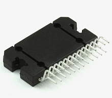 Микросхема TDA7386 (TDA7388/TDA7384) (W22HM9948/SONY486-44/) 4x NF-E,28V 4,5A, 4x 40W (13,7V/4к,BTL) HZIP25/FLEXIWATT25 (3-5 R=148 Om)