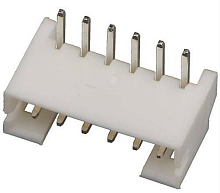 Разъем WB-07R (MW-7MR) шаг=2.0mm гнездо на плату УГЛОВОЙ (ответная часть HB-07/PH-07)
