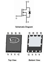 Транзистор полевой 150A NCEP40T15G (Марк. P40T15G)  DFN5X6-8L