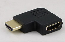 ПЕРЕХОДНИК HDMI ГНЕЗДО на HDMI ШТЕКЕР  УГЛОВОЙ тип1 F/M-R (HAP-016) (BA1125) -77946-