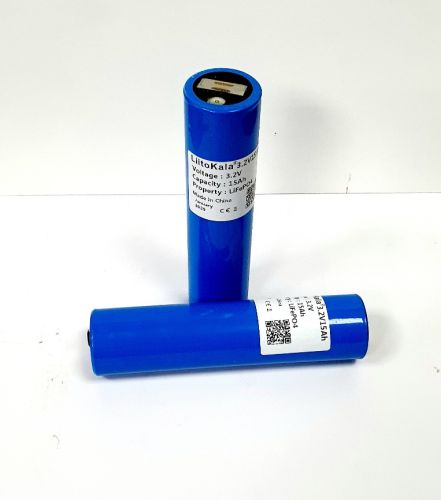 АККУМУЛЯТОР 33140 3.2V 15Ah  Li-FePo4 НАБОР 4шт. !! (литий-железо-фосфатный, 268г), 33х140мм  Вес-268г.  для электровелосипеда, самоката,скутера