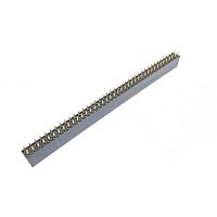 PBD-80 80pin (двухрядн. 2*40) шаг=2.54мм гнездо на плату (13233) (PBD80 (PBD 2x40)/ответная часть PLD-80 (2х40) разъём штыревой Двухрядный на плату 40