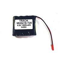 АККУМУЛЯТОР   ( СБОРКА R06x4 )  4.8V  1800mAh,( 4шт. AA )  Ni-MH с красным штекером (JST)  INDUSTRIAL (50x56x14,6) TRACK MH0418-T26   Для питания  раз