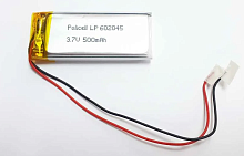 АККУМУЛЯТОР LP 602045-PCM (45х20х6,0мм) 3,7v 500mAh Li-Pol (с платой защиты- PCM), (элемент) провода под пайку