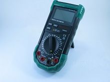 Мультиметр MS-8261 Mastech ( Самовосст.предохр.гнезда mA, )  ( Выбор пред: Ручной ) Udc=0.01mv-1000v; Uac=0.1mv-750v; Idc/ac=1mkA-10A; R=0,1Om-200MOm;